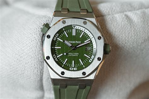 audemars piguet diver khaki|royal offshore Audemars Piguet.